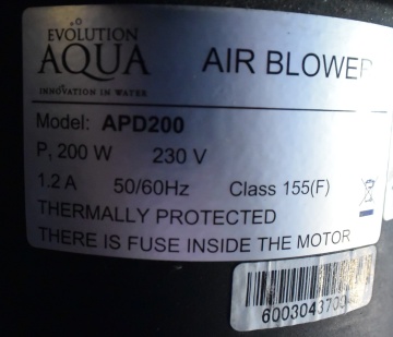 Evolution Aqua Air Blower gebraucht für Econobead 